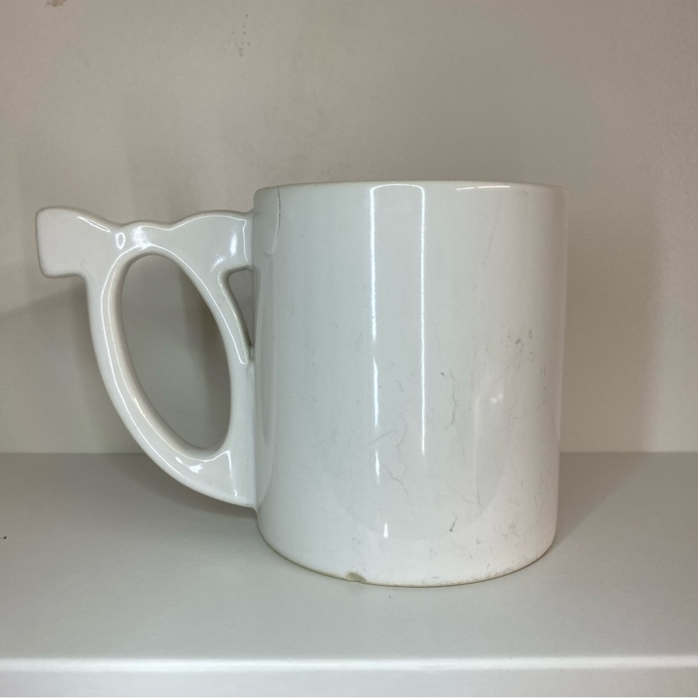 Welcome Home White Mug w/ Pink Bow Handle 80’s Vintage Cottagecore Romantic - Picture 4 of 10